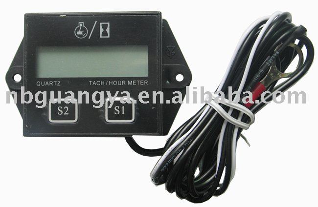 Engine Digital Hour Meter & Tachometer