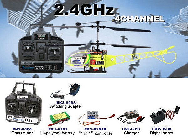 Esky 2.4G 4CH RC Helicopter Lama 2 V3 (co-axial)