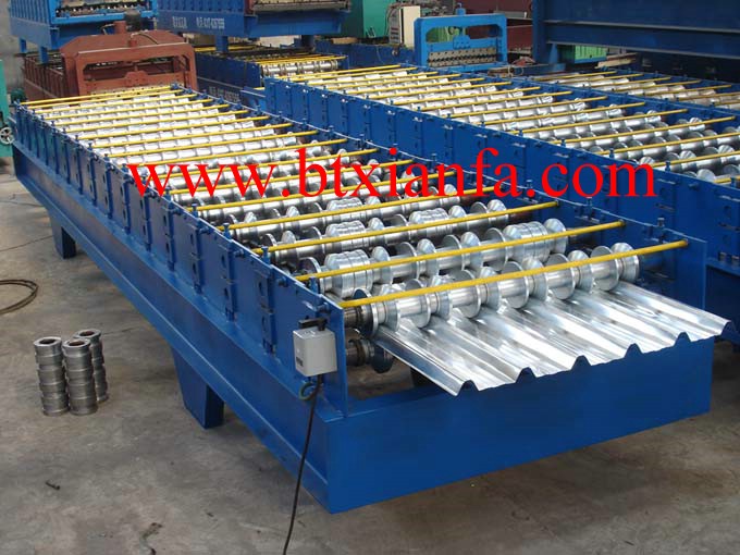 metal tile forming machine