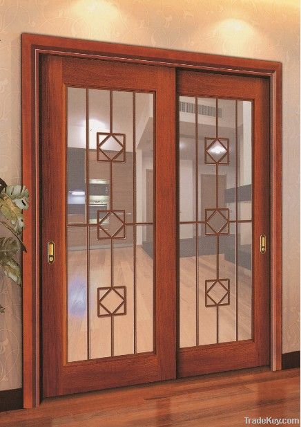 Wooden Sliding Glass Door