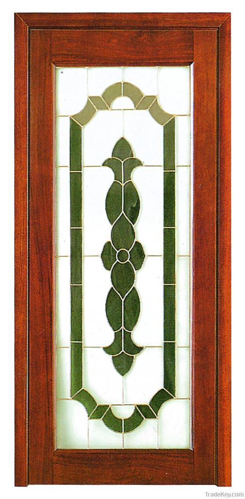 Wood Glass Entry Door