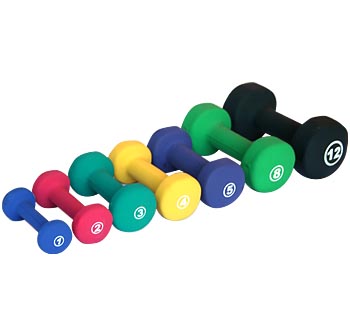 bulk PVC/Neoprene dumbbells