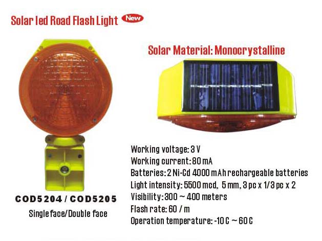 Solar led Road Flash Light