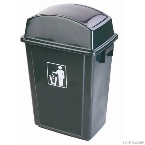 Turnover box trash can-