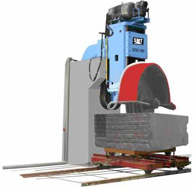 MultiBlade Stone Cutting Machine, SingleArm Stone Cutter