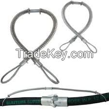 carbon steel whipcheck safety cable