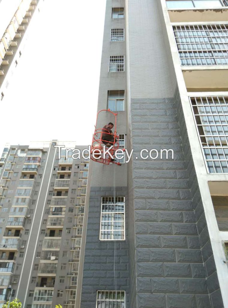 china factory supply manual suspended platform,hanging scaffolding work platform,construction cradle,gondola lift 