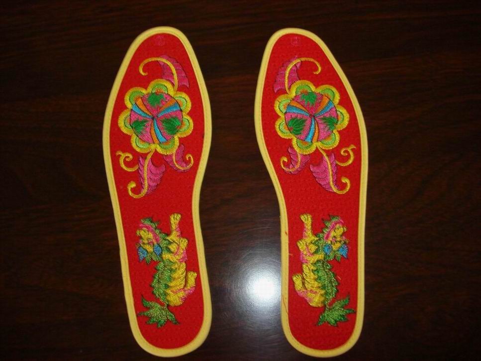 embroidery insole