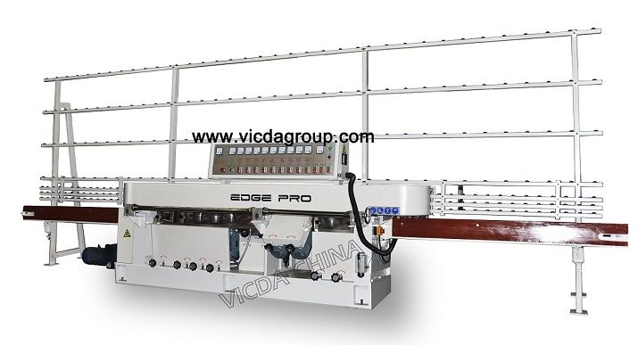 VICDA 9 motors glass edging machine