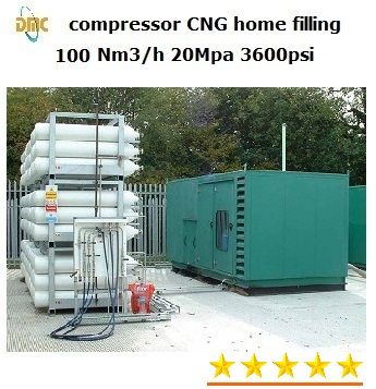 cng compressor station for home use , natural gas car refuel CE certificate