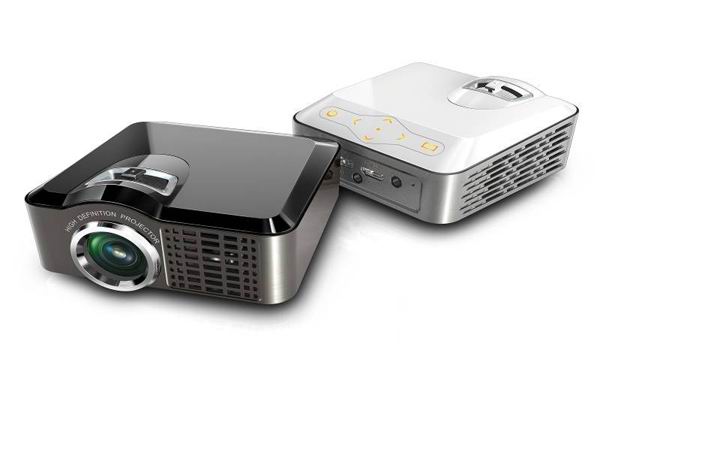 Portable multimedia LED projector