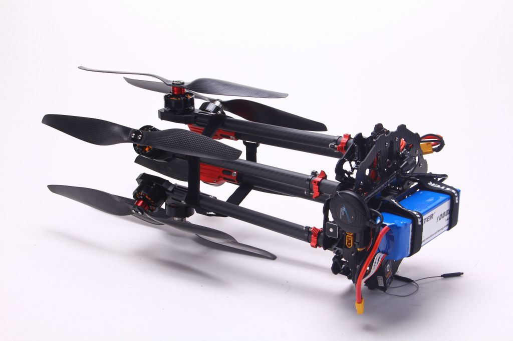 Professional aerial photography filming octocopter drone uav with retractable landing skid GPS Back home