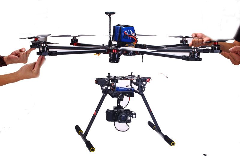 New products Aerial FPV octocopter drones for professional aerial photography aircraft