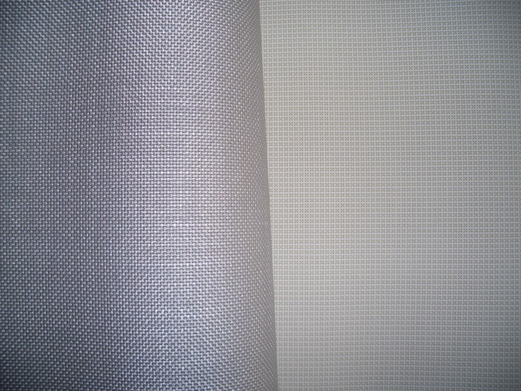 Sunscreen Fabric with Silver Backing