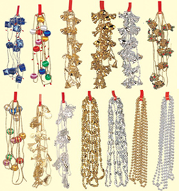 Holiday beads chain