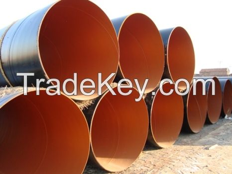 Coal Tar Cement Lining  FBE coating SSAW STEEL PIPE