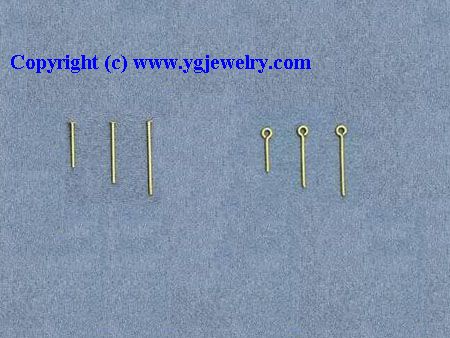 Alloy Metal Bead Pins (Eye & Head Pin)