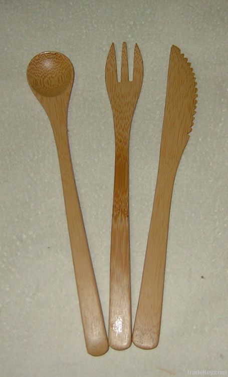 Bamboo cutlery