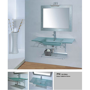 glass basin and mirror(PK16-06A)