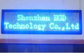 moving LED signs