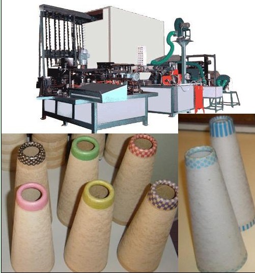Fully automatic paper cone making machine