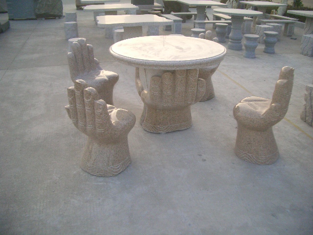 stone table & bench