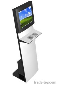 K1 Slim&amp;sleek touchscreen kiosk with keyboard