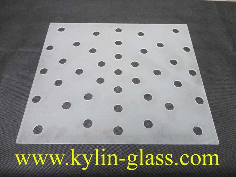 Glass Panel With Holes