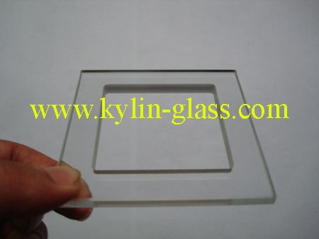 benched glass plate