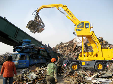 Waste-Steel Grab and Rubbish Grabbing Crane