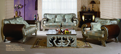 3063 classical fabric sofa
