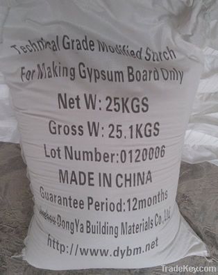 Modified Corn Starch For Gypsum Board