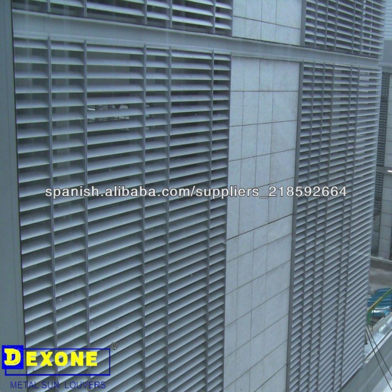 Aluminum EXTERIOR architectural louvers 