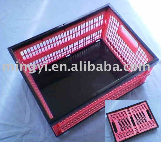 plastic folding crate