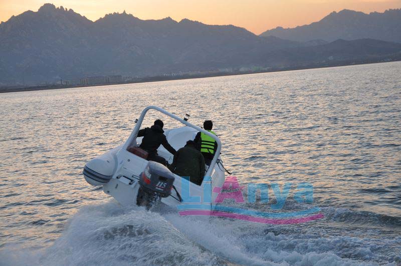 Inflatable boat, RIB boat, Rigid inflatable boat HYP580