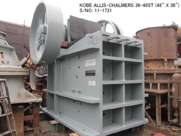 USED KOBE ALLIS-CHALMERS 36-48ST (48 INCH X 36 INCH) JAW CRUSHER