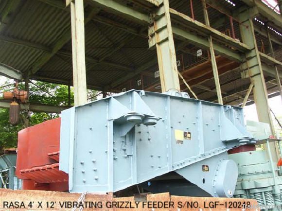 USED RASA 4 ft X 12 ft VIBRATING GRIZZLY FEEDER