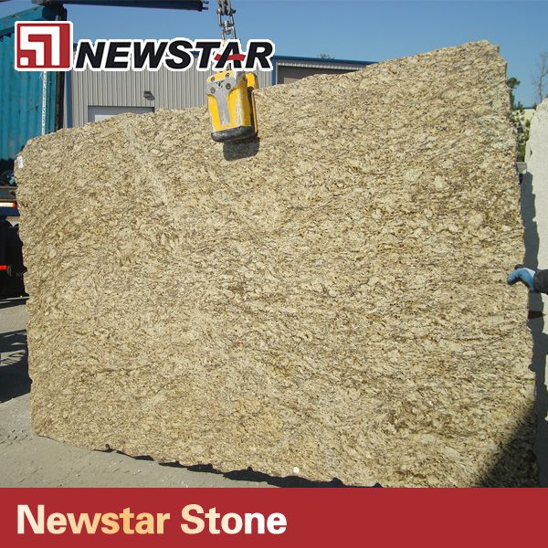 brazial giallo ornamental granite slab