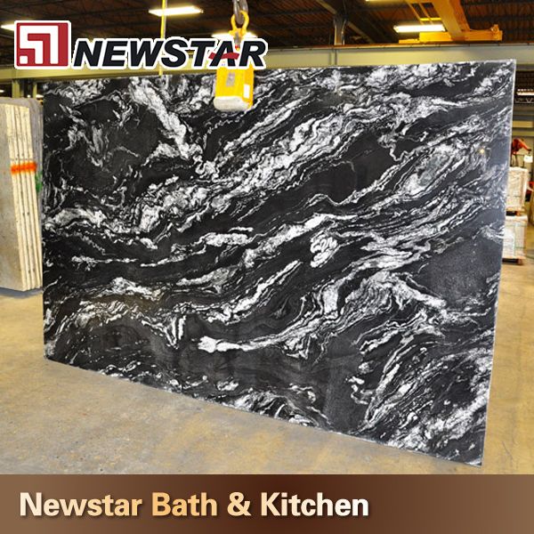 polished black forest granite slabs