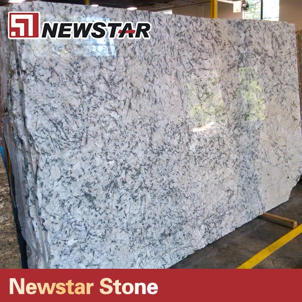 big/half size ice white granite slab