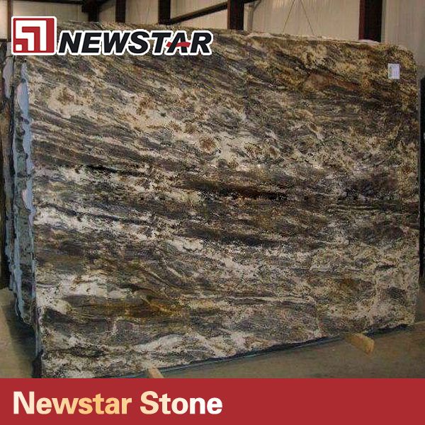 brown big hurricane granite slab