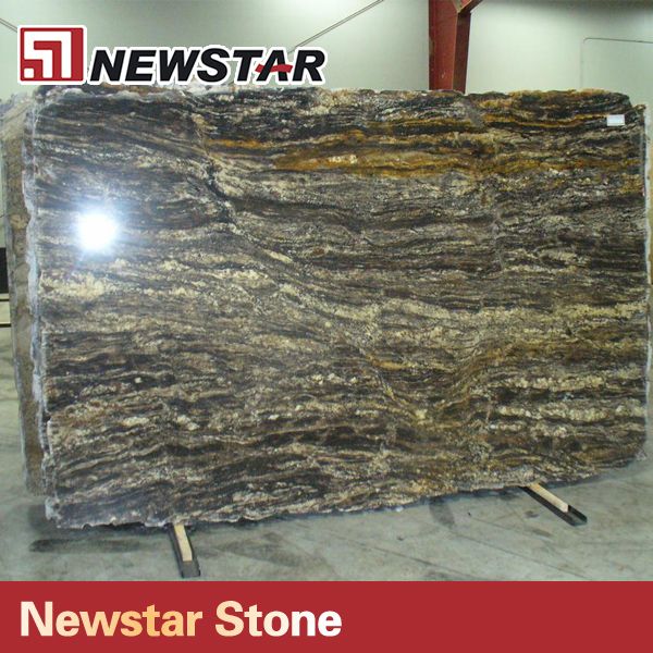 brown big hurricane granite slab