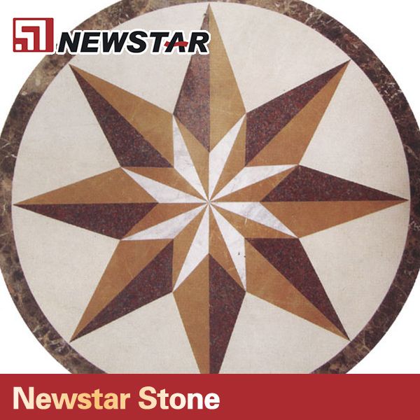 Hot sales high quality tile round mosaic medallion floor patterns 