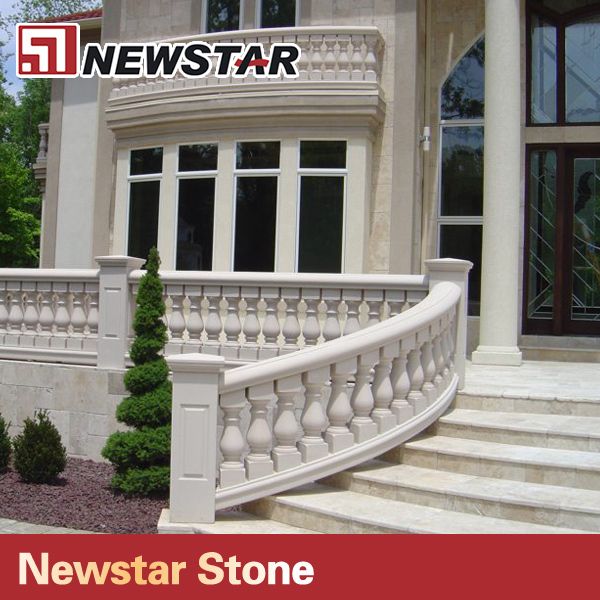 Chinese hot sales natural limestone baluster 