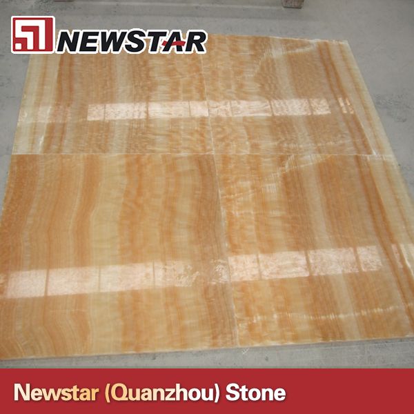 honey onyx yellow marble tile