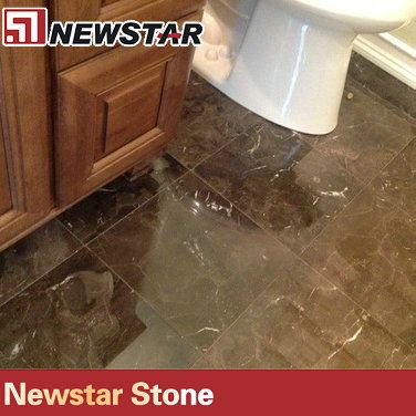 Newstar dark emperador brown marble tile price