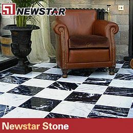 Nero Marquina marble tile different sizes