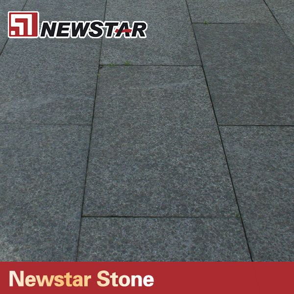 China flamed G684 granite tile for sale 