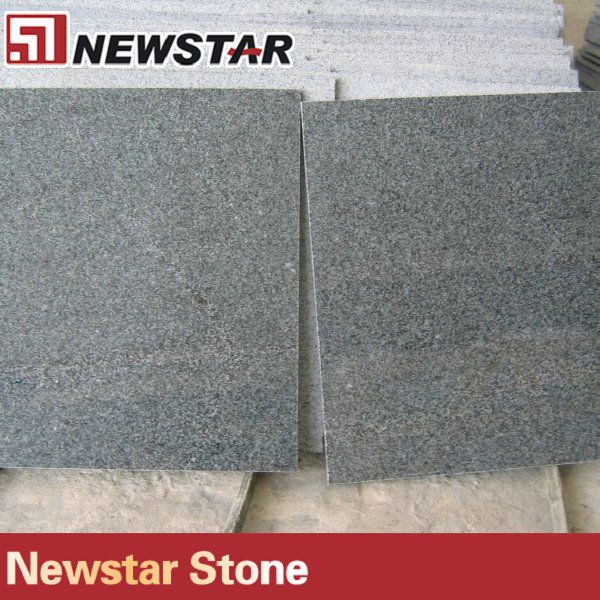 China honed black G654 granite tile for sale