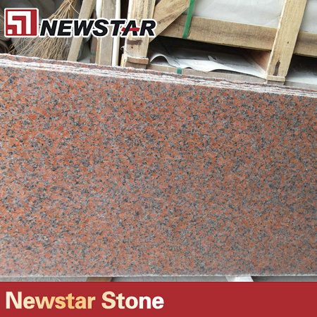 China polished G562 red granite tile pattern